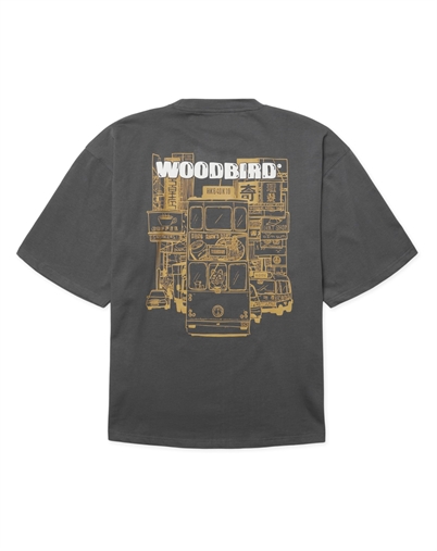 Woodbird - WBBeam Tram T-shirt - Slate Blue